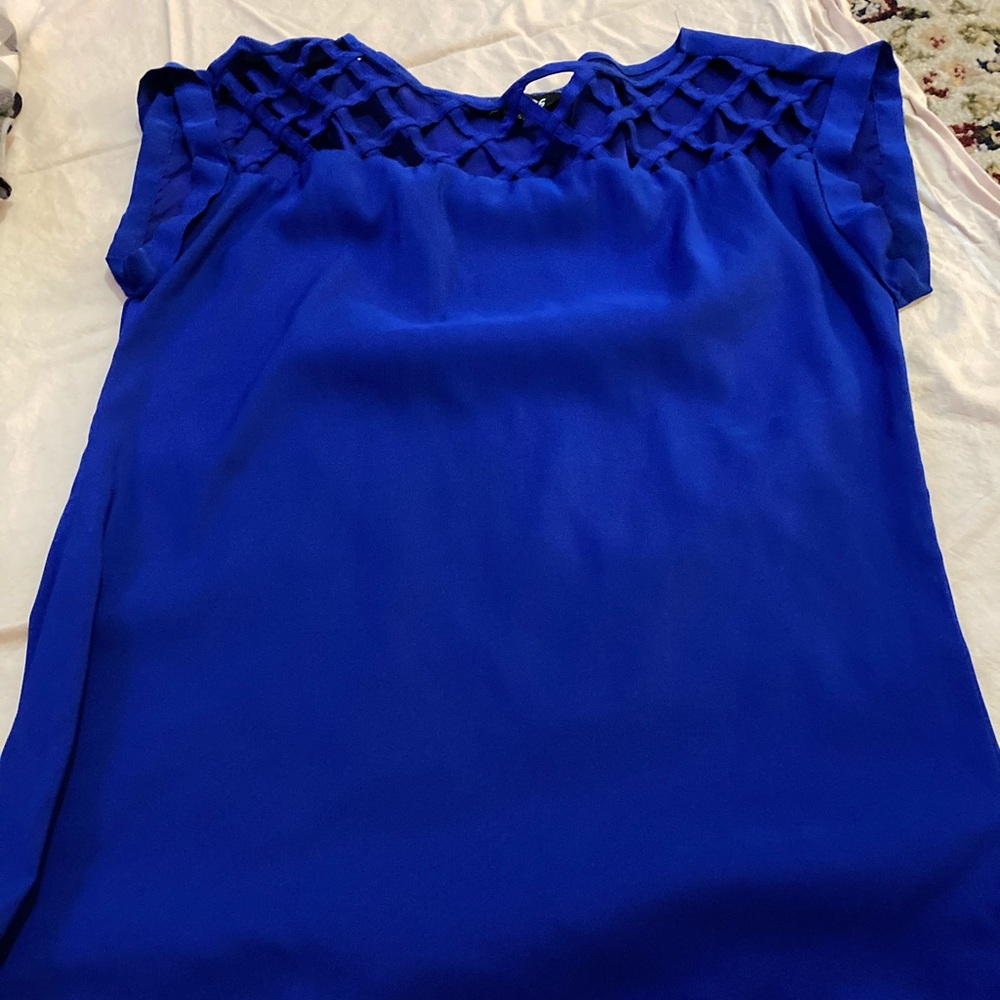 XS blue express top